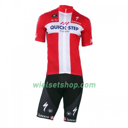 Fietskleding (Fietsshirt + Korte Koersbroek) 2018-2019 Quick-Step Floors Deens kampioenschap Fietskleding (Fietsshirt + Korte Koersbroek) 2018-2019 Quick-Step Floors Deens kampioenschap
